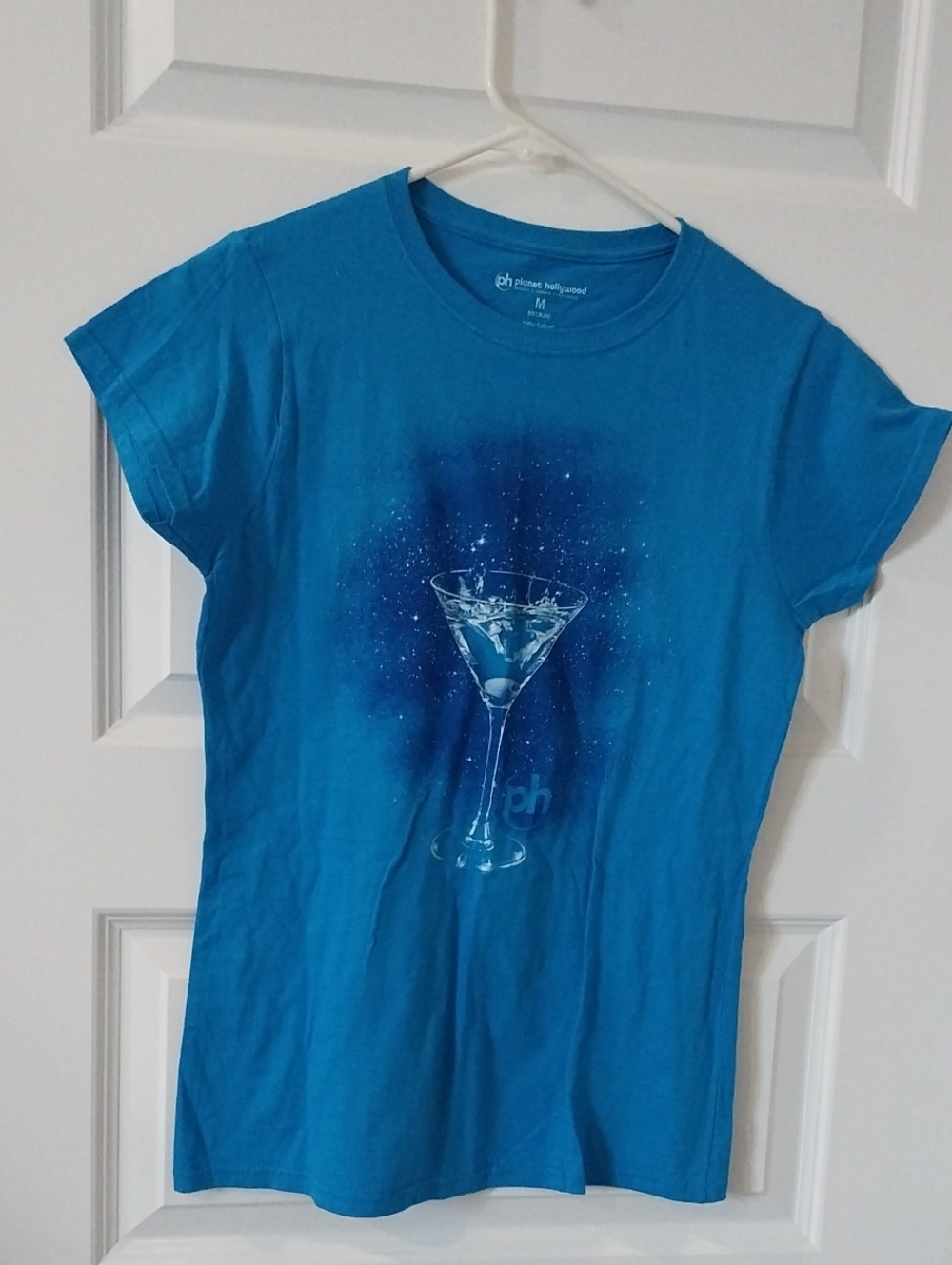 Panet Hollywood Turquoise Short-Sleeve Graphic Tee NWOT
